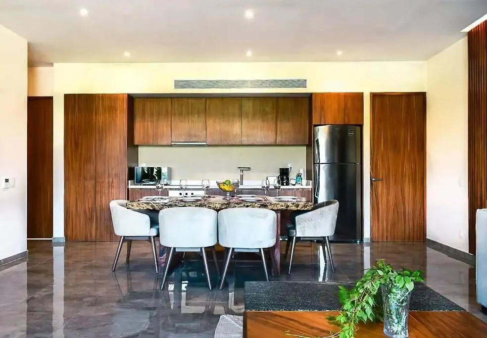 Moderno Departamento Dentro De Mystiq Con Atm Apartment Tulum