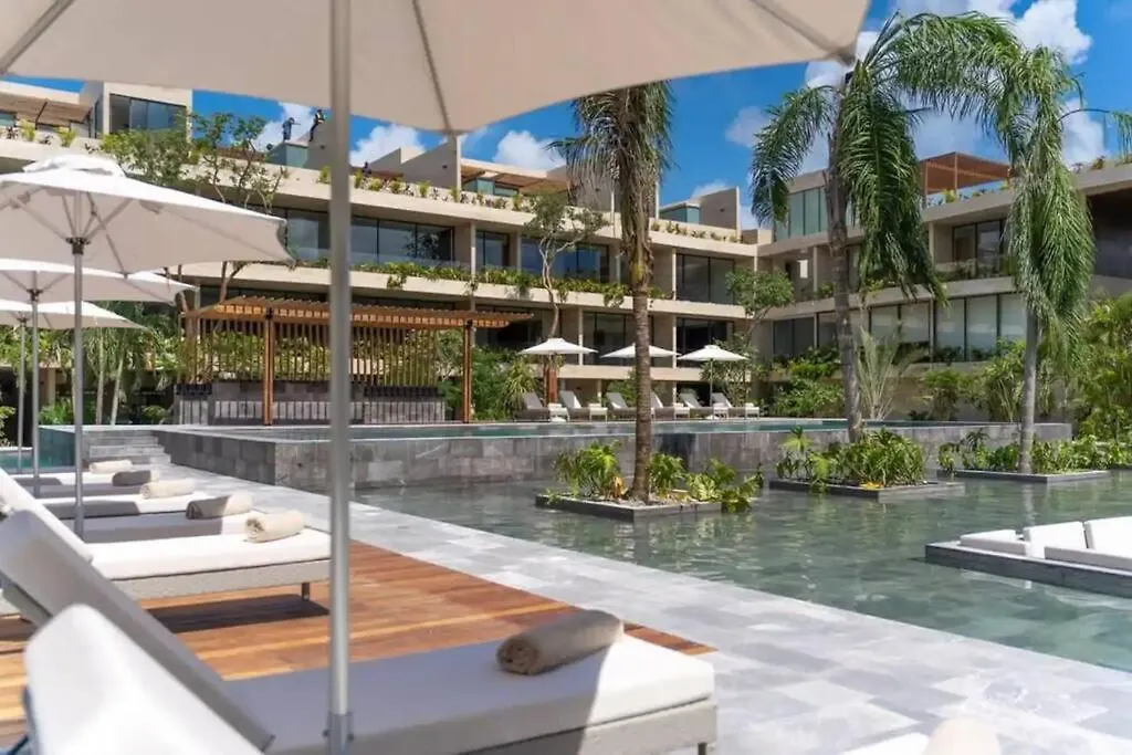 Moderno Departamento Dentro De Mystiq Con Atm Apartment Tulum