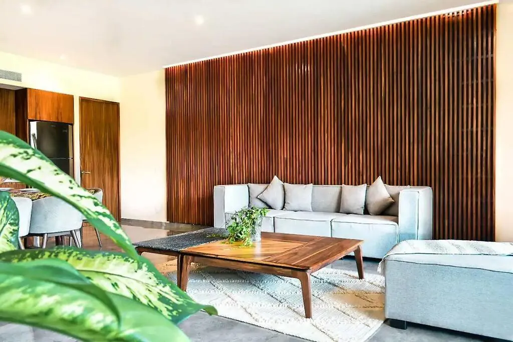 Moderno Departamento Dentro De Mystiq Con Atm Apartment Tulum